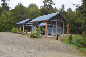 Current shelter facility at the car park