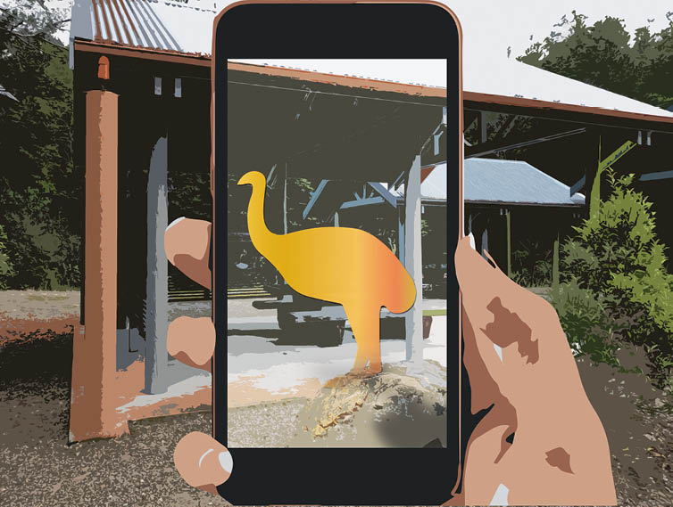 Turning on the augmented reality function of the app